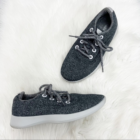 Allbirds Gray Wool Runners Sneakers - Picture 1 of 7